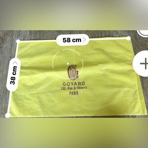 Goyard Bright Yellow Storage Bag